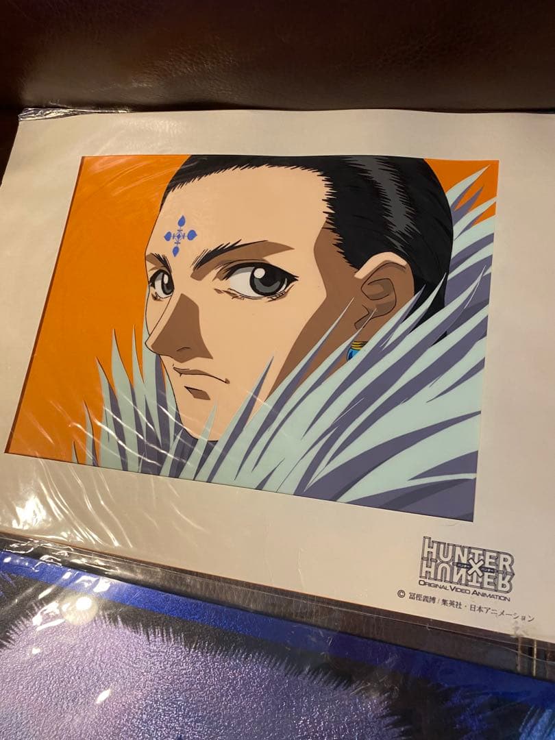 ☆当時物 HUNTER×HUNTER クロロ クリスタルシート ミニポスター