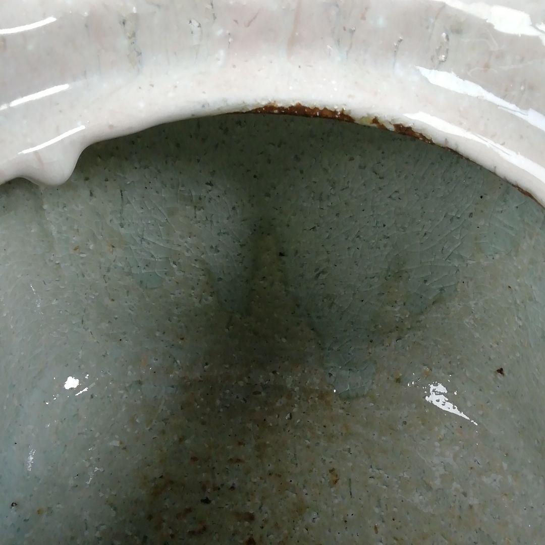 Ｔ８９３　水指　『萩焼』『吉田仙萩 造』　共箱　茶道具