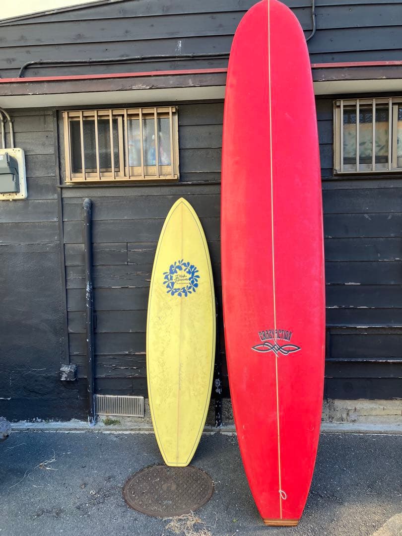 ロングボードとショートボードセット