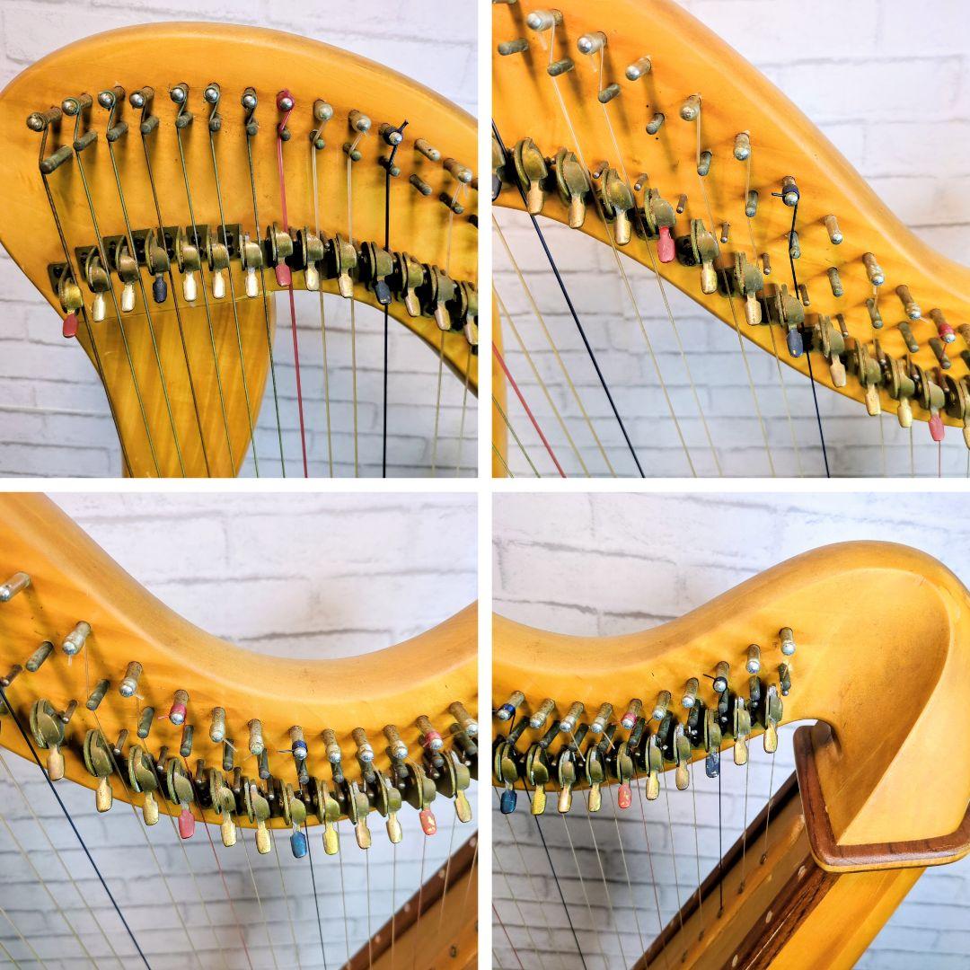 青山ハープ 　130D　34弦　アイリッシュハープ ハープ
