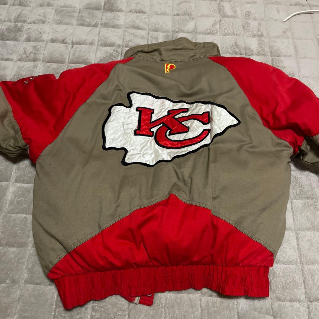 Kansas City Chiefs ボンバージャケット 赤/カーキ