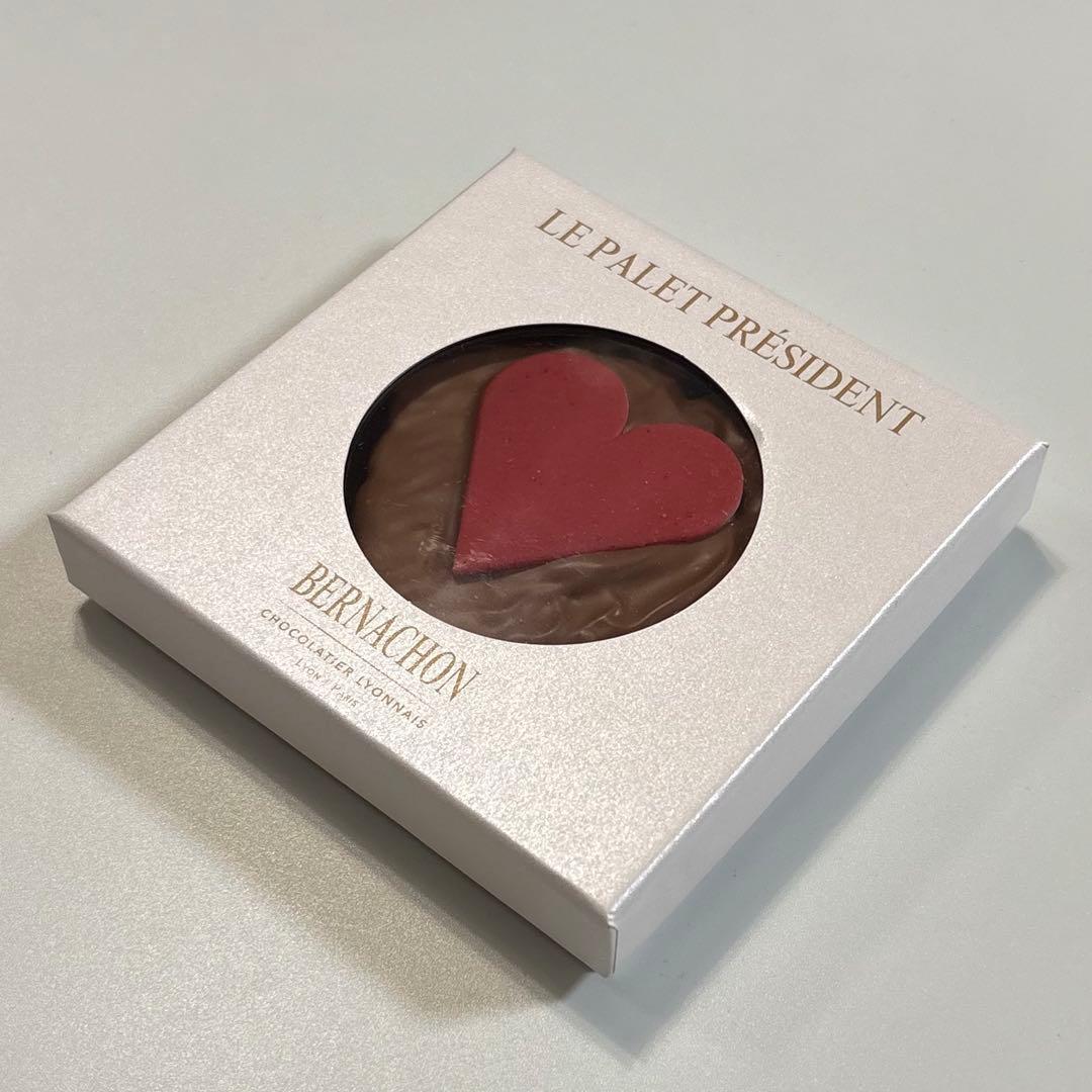 ベルナシオン☆コフレ ブッシェ パレ プレジデント　ハート型タブレット　ミルク