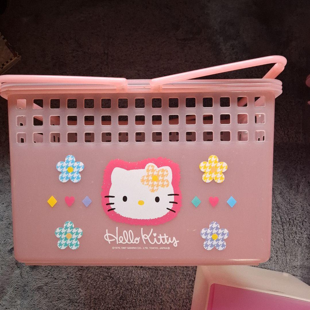 希少激レアHello Kitty 収納バスケット 5個セット