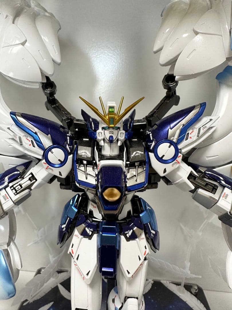 全塗装+合金フレーム改造MG 1/100 ウイングガンダムゼロEW Ver.Ka