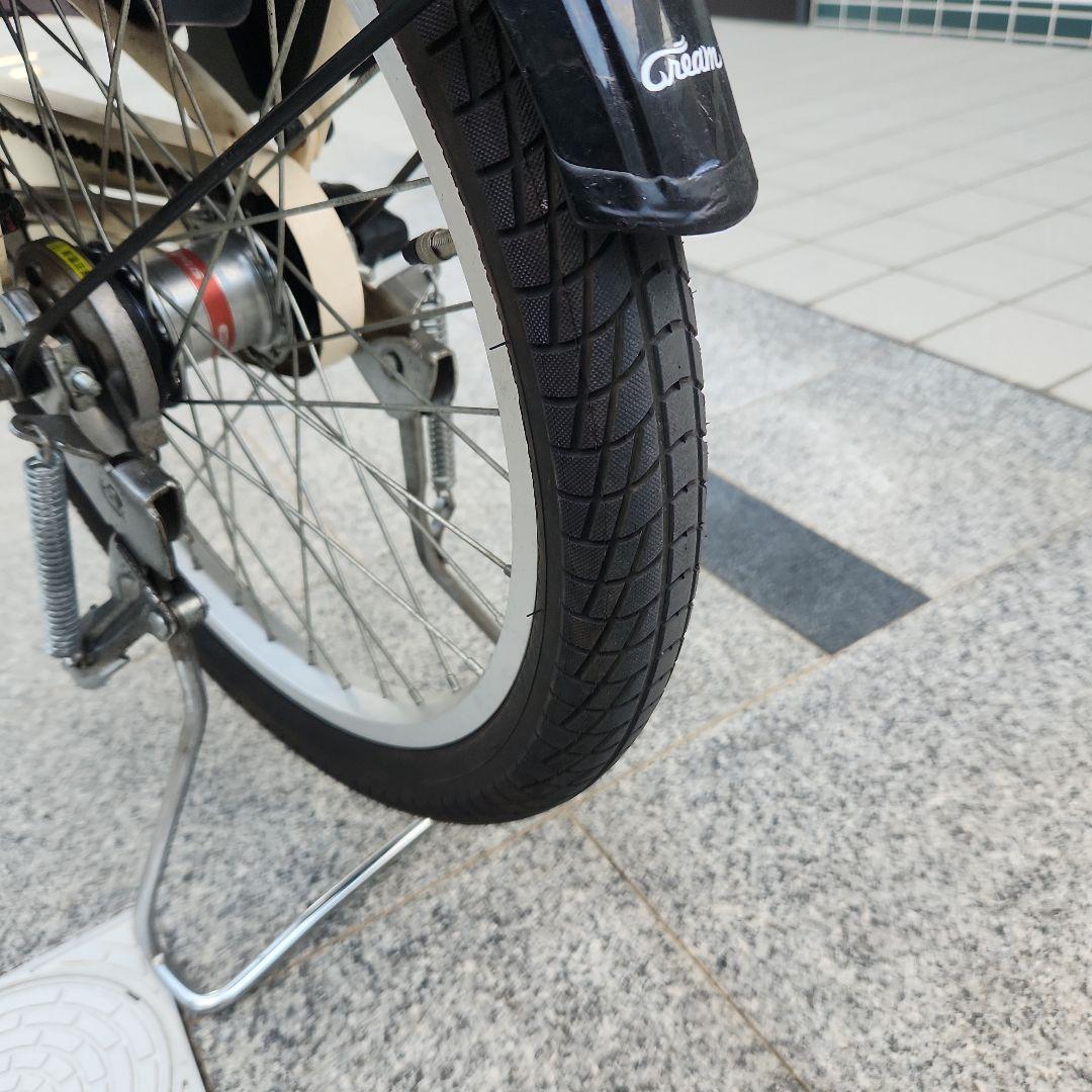 シティサイクル チャイルドシート付き クリーム色　サイクルベースあさひ　福岡市