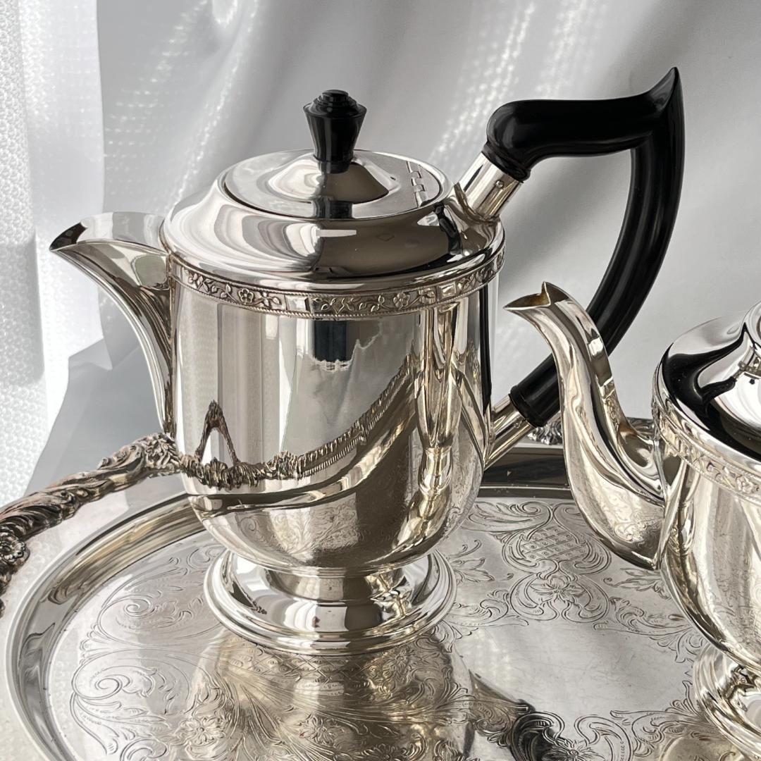 【Viners】 ティーセット 4点【シルバープレート】ティーポット