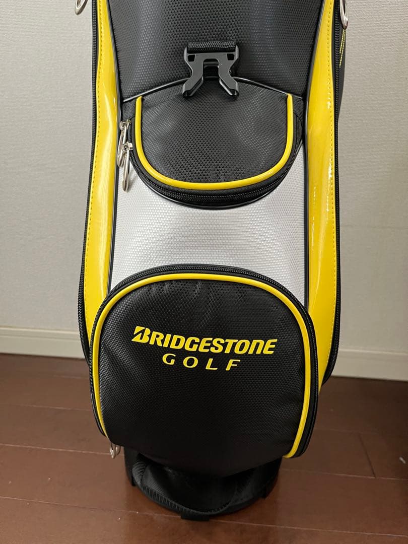 BRIDGESTONE キャディバッグ ブラック/イエローCBG21Y