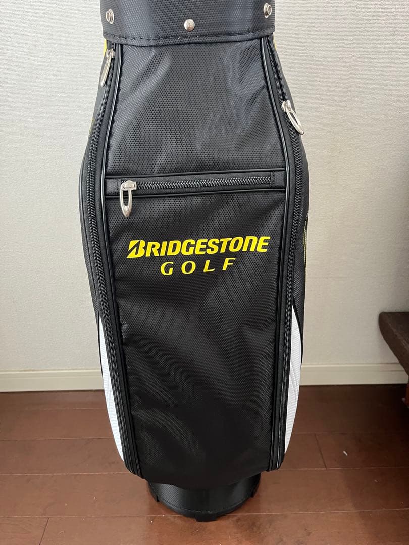 BRIDGESTONE キャディバッグ ブラック/イエローCBG21Y
