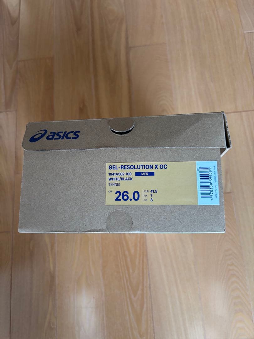 美中古アシックス ゲルレゾリューションＸ10OC 26.0センチ