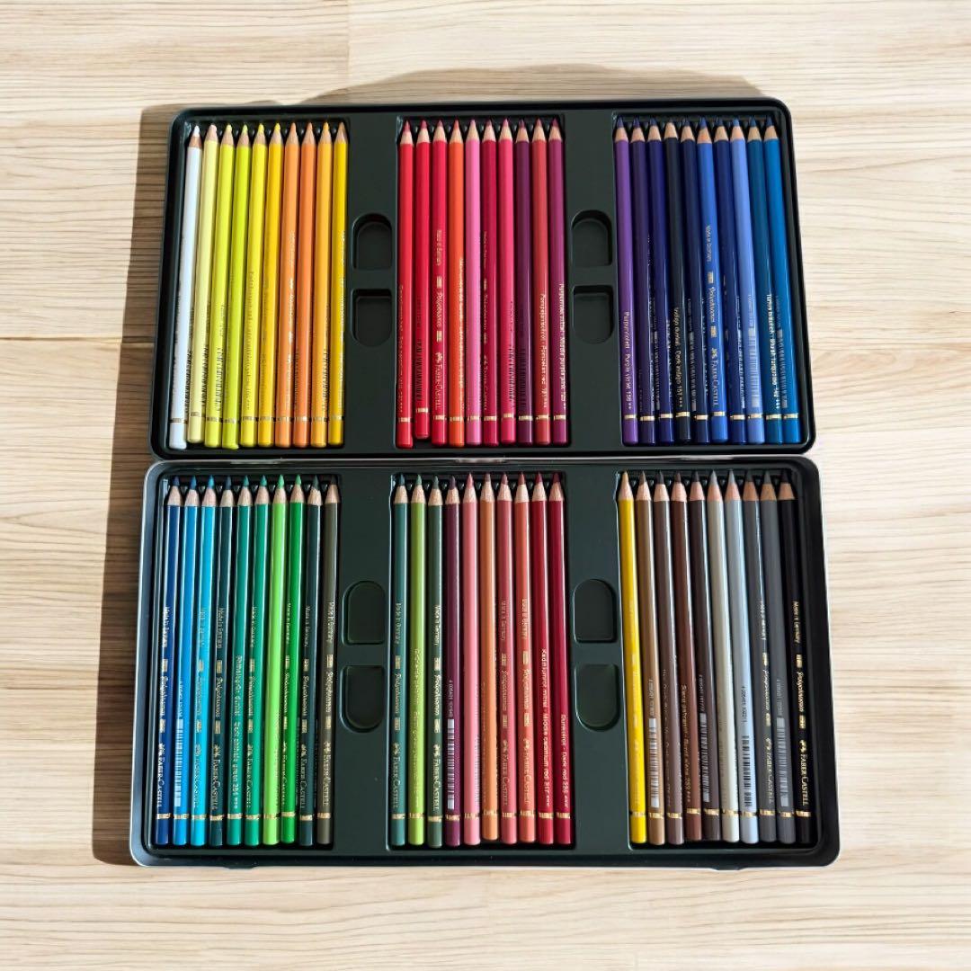 ファーバーカステル ポリクロモス色鉛筆 60色 缶入