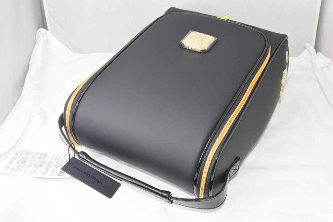 新品☆ダンスウィズドラゴン MAT FAKE LEATHER シューズケース☆黒