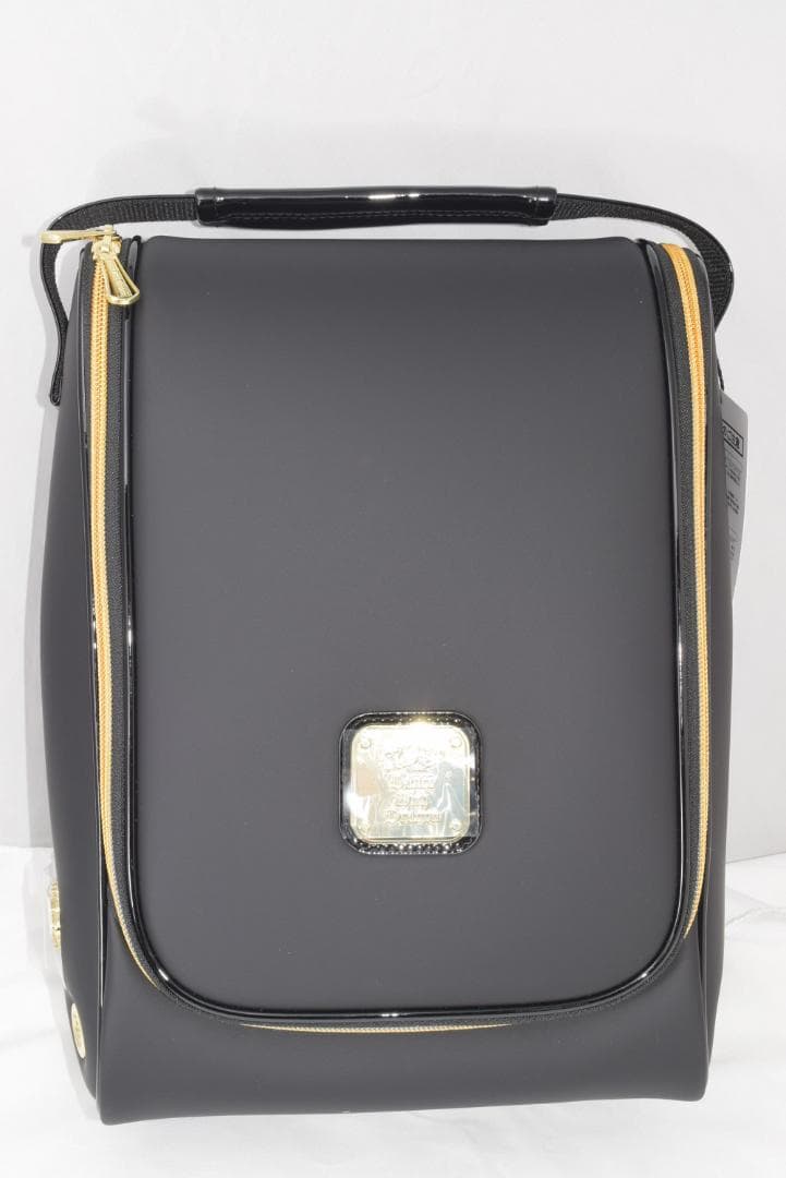 新品☆ダンスウィズドラゴン MAT FAKE LEATHER シューズケース☆黒