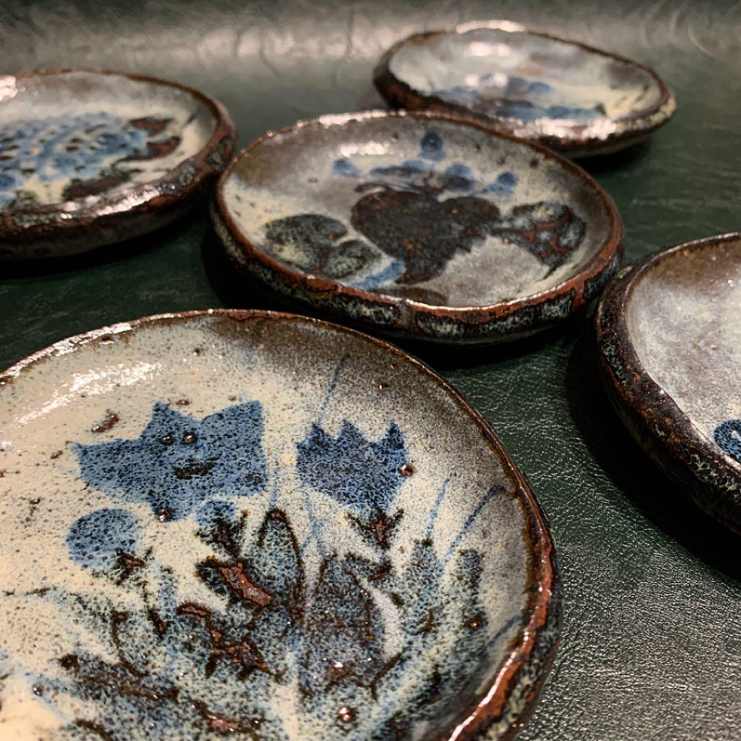 1920〜1990年　京焼  清水正次  絵変り　銘々皿