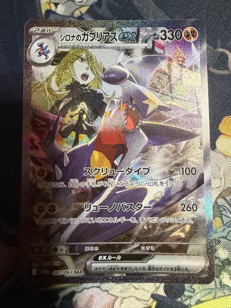 ポケモンカード シロナのガブリアスex SAR