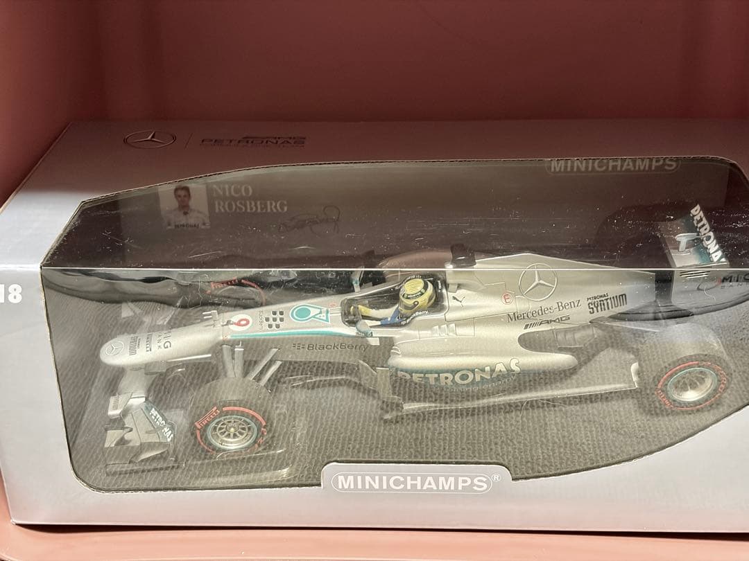 MINICHAMPS 1/18 メルセデス ロズベルグ 2013 モナコGP