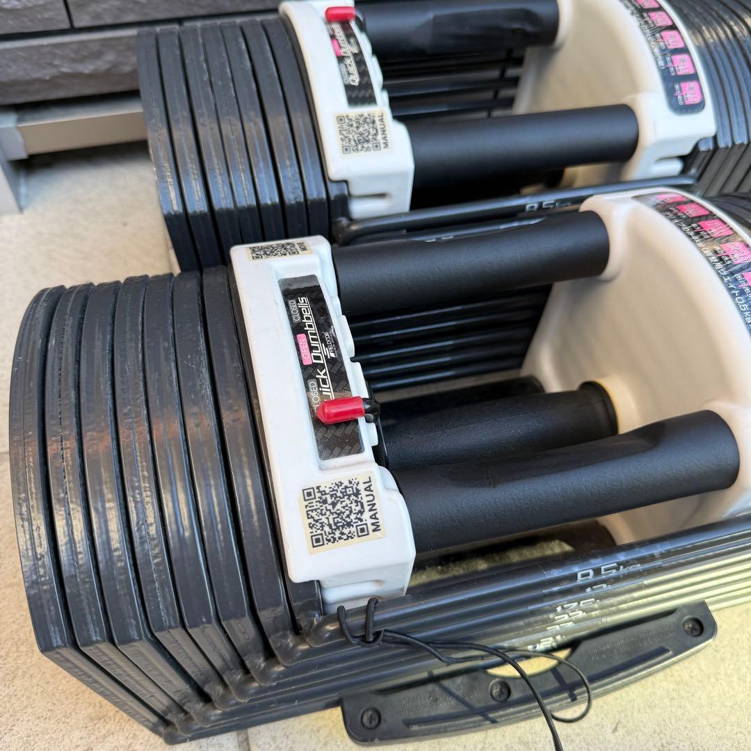 動作OK FlELDOOR クイック 可変式 ブロックダンベル 40kg ①