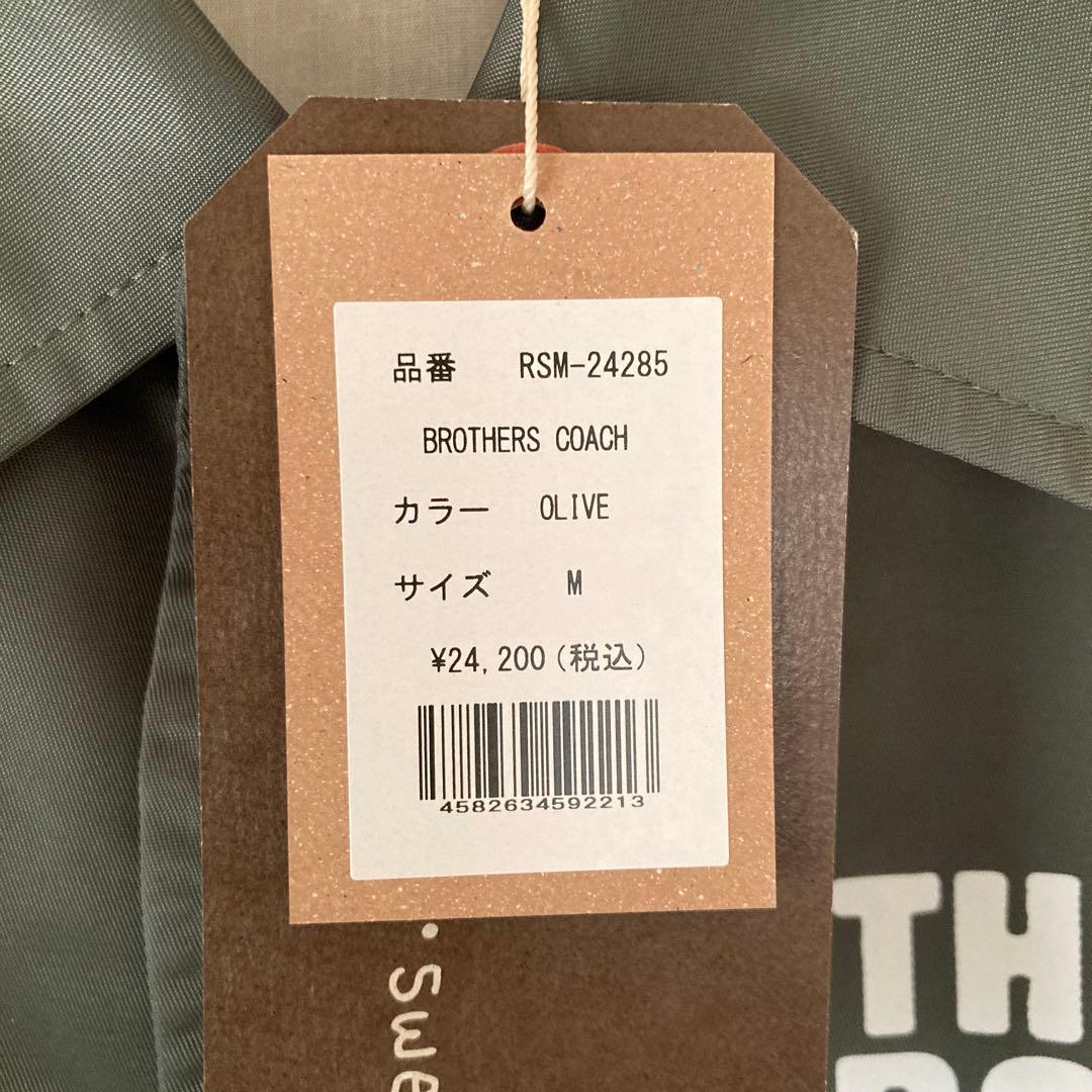 【新品未使用】Mサイズラフアンドスウェル コーチジャケット