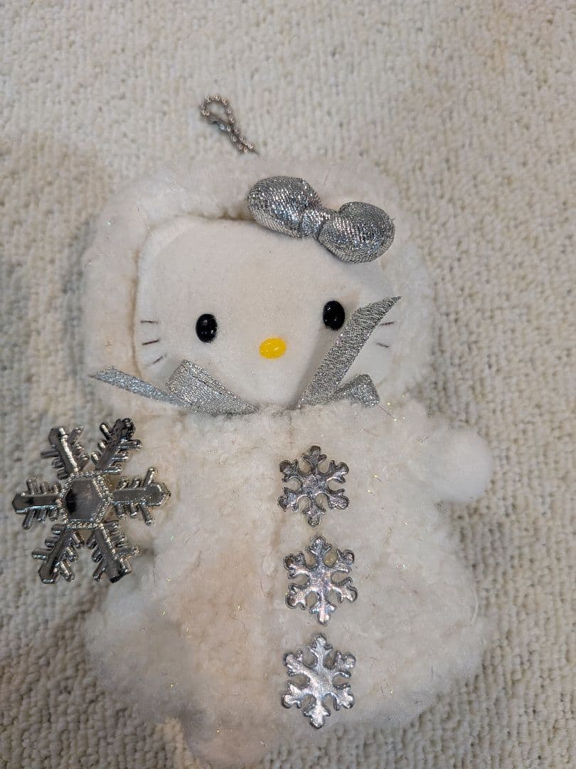 ハローキティ クリスマスぬいぐるみマスコット　雪の精　2002　レトロ