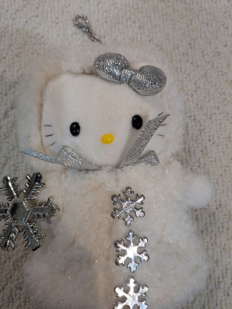 ハローキティ クリスマスぬいぐるみマスコット　雪の精　2002　レトロ