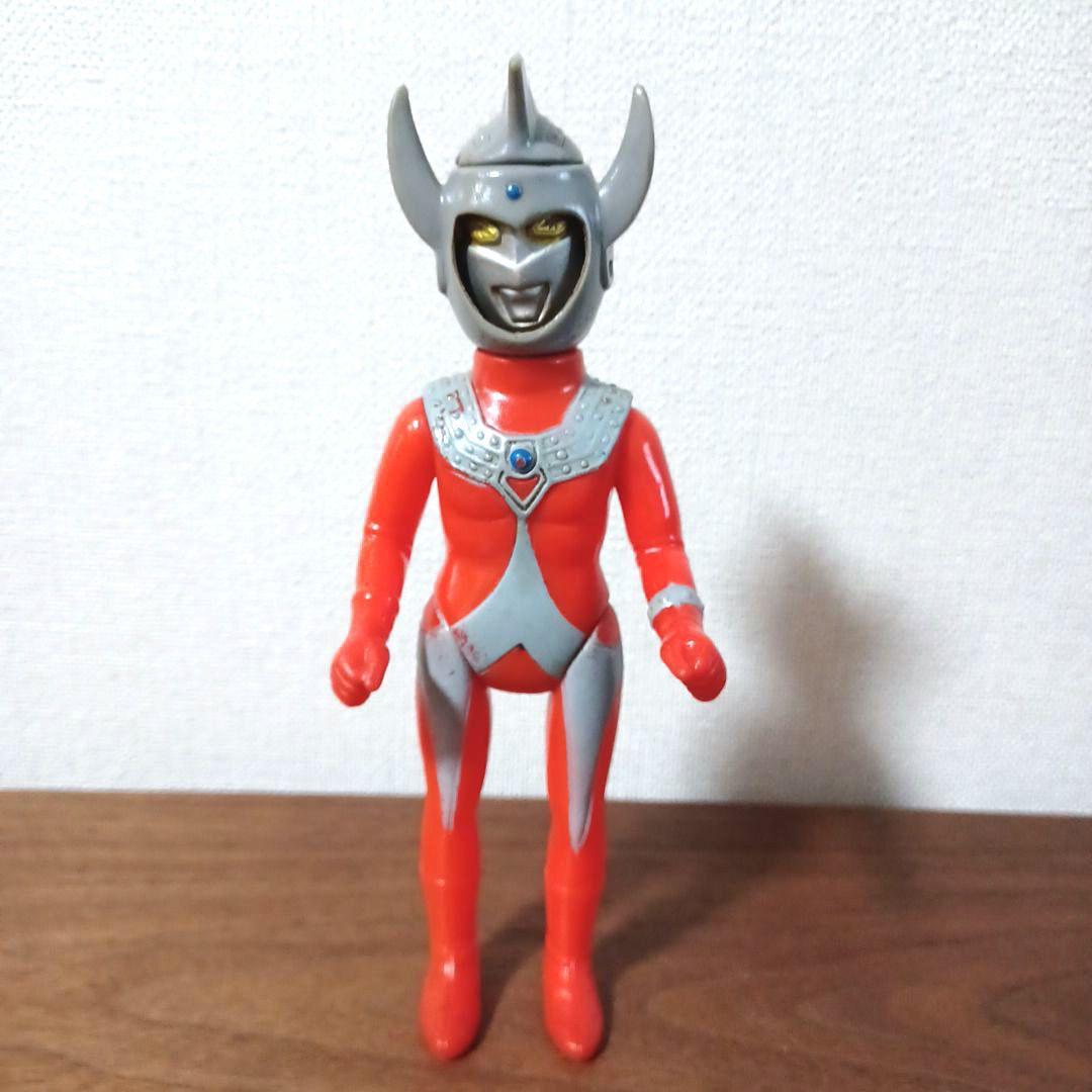 当時物ブルマァク面変わり「ウルトラマンタロウ」19㎝ヴィンテージソフビフィギュア