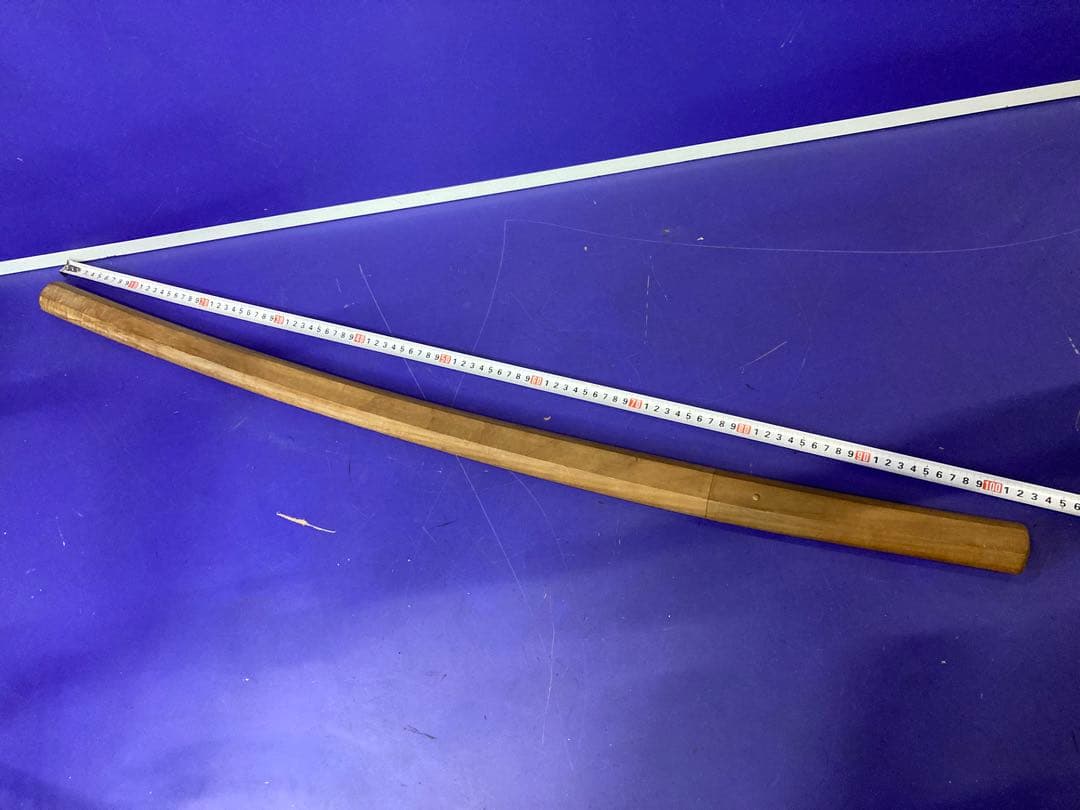 G）模造刀 白鞘 太刀 全長約103センチ 高級