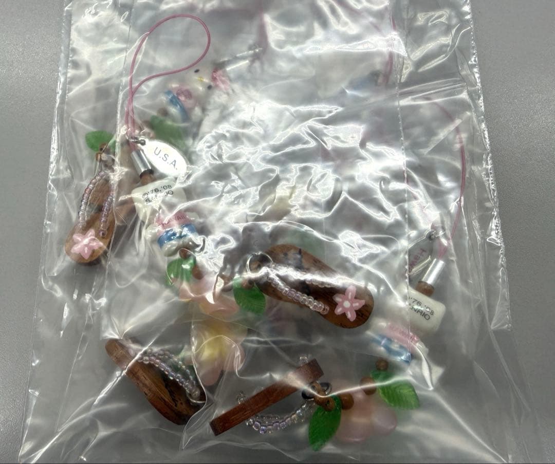 レアご当地　限定 白キテイkitty 根付けストラップ ABCstore 5点