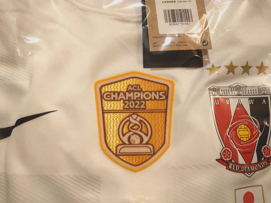 浦和レッズ　ACLユニフォーム　XLサイズ 未開封　アウェイ　支給モデル