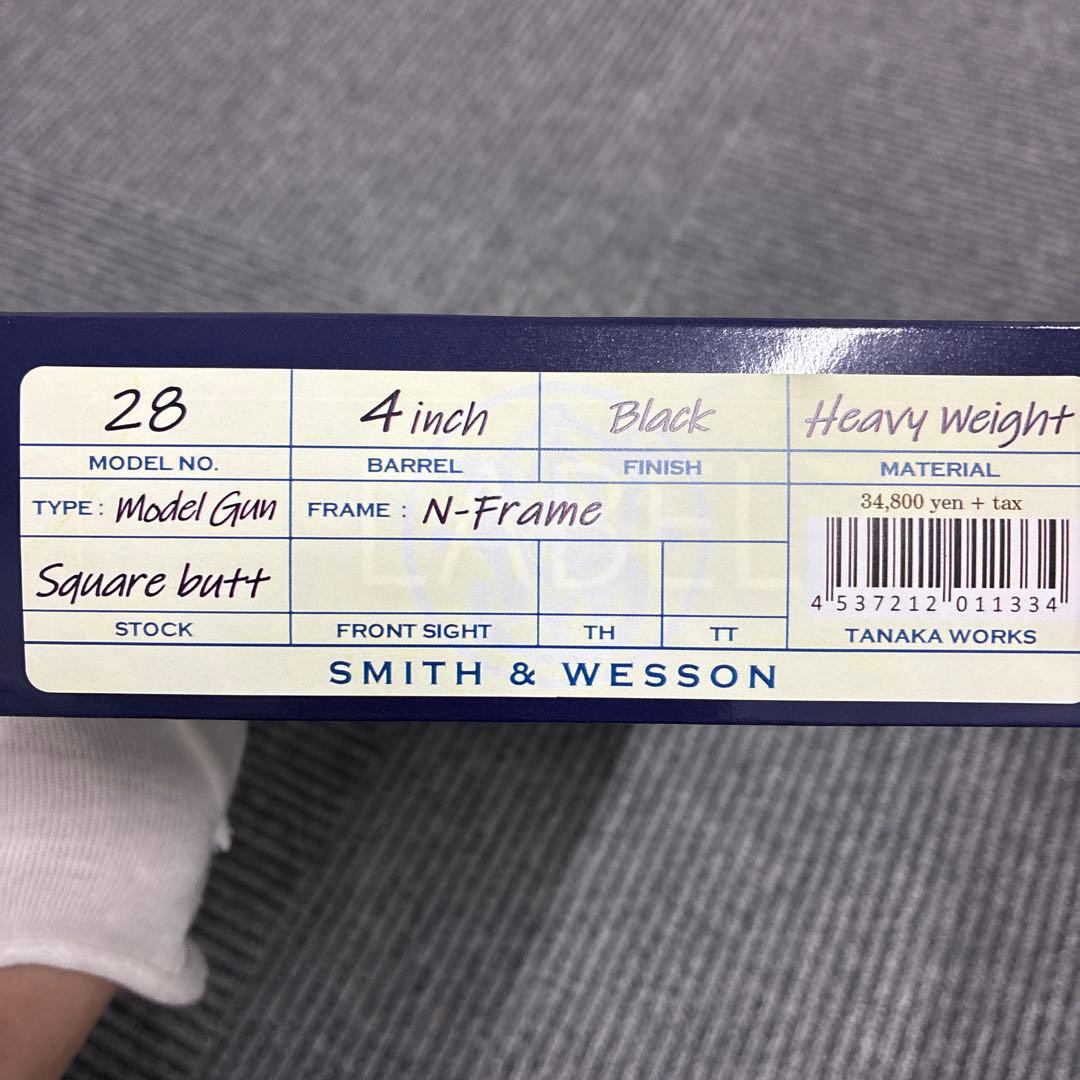 タナカ S&W M28 ダブルアクションリボルバー モデルガン