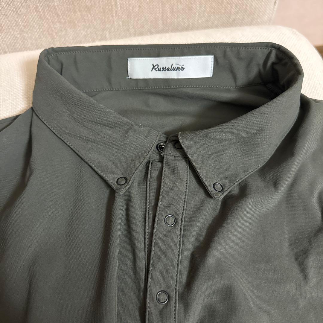 Russeluno ラッセルノポロシャツ カーキ/ブラック