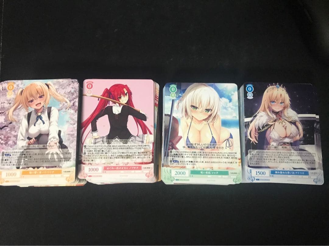 ノラとと　ヴァイスシュヴァルツロゼ RR以下 トレーディングカード 4コン