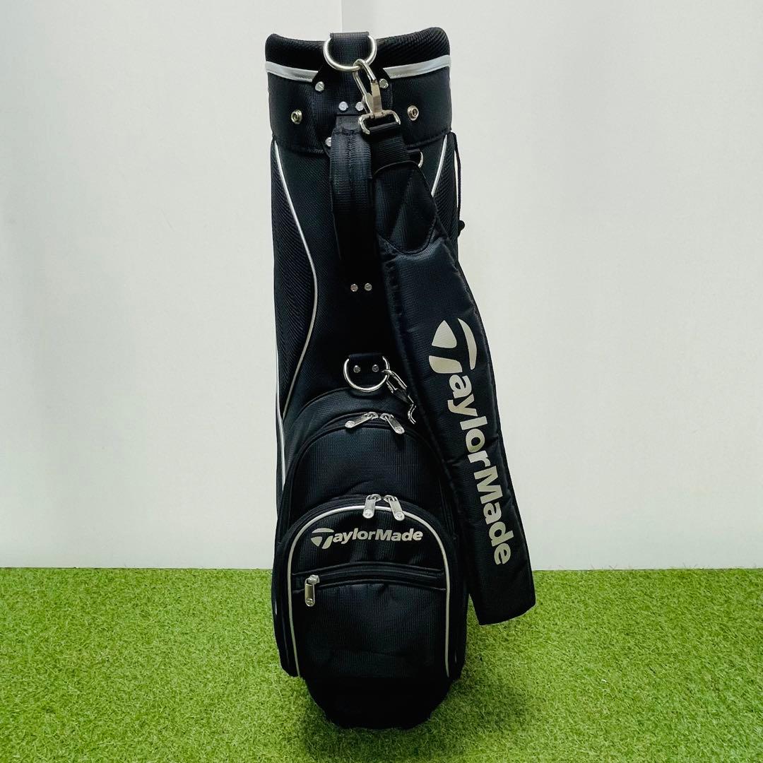 TaylorMade ゴルフバッグ 黒 キャディバッグ テーラーメイド