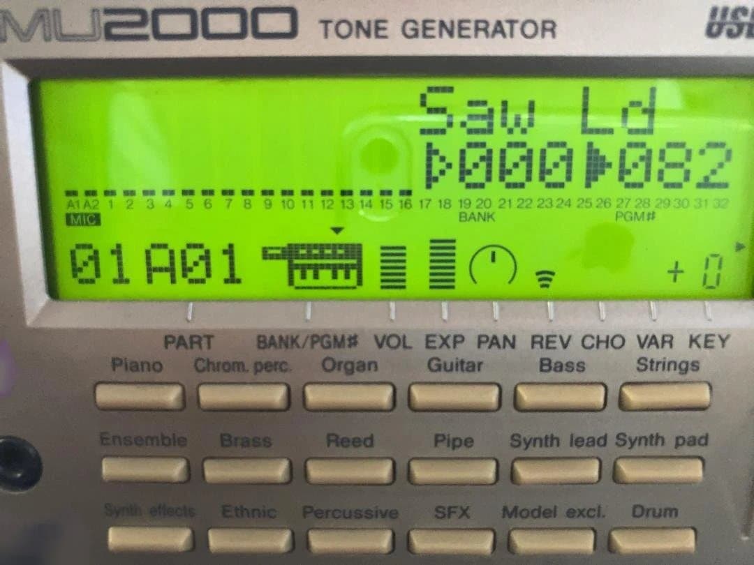 冬*星様 YAMAHA XG音源 MU2000 音源モジュール 中古品