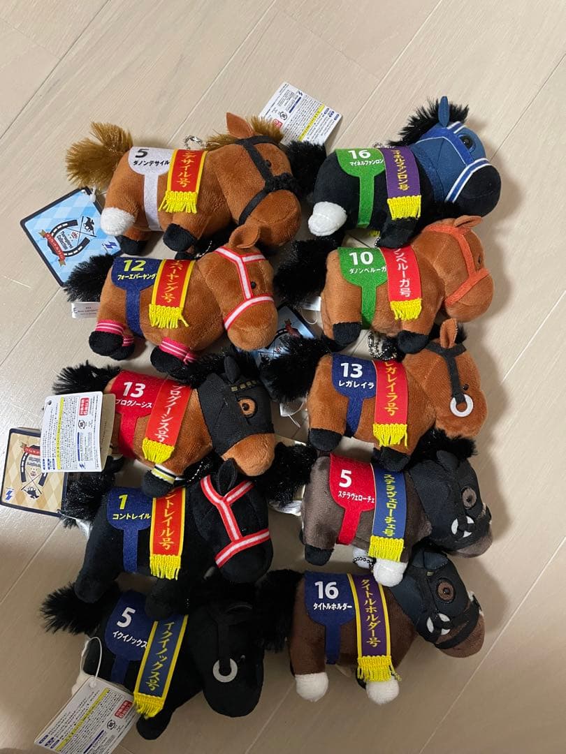 サラブレッドコレクションマスコットボールチェーン10個セット