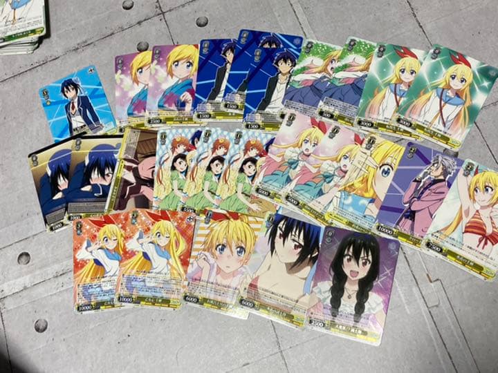 ヴァイスシュヴァルツ　ニセコイ　デッキパーツ　黄赤緑　セット