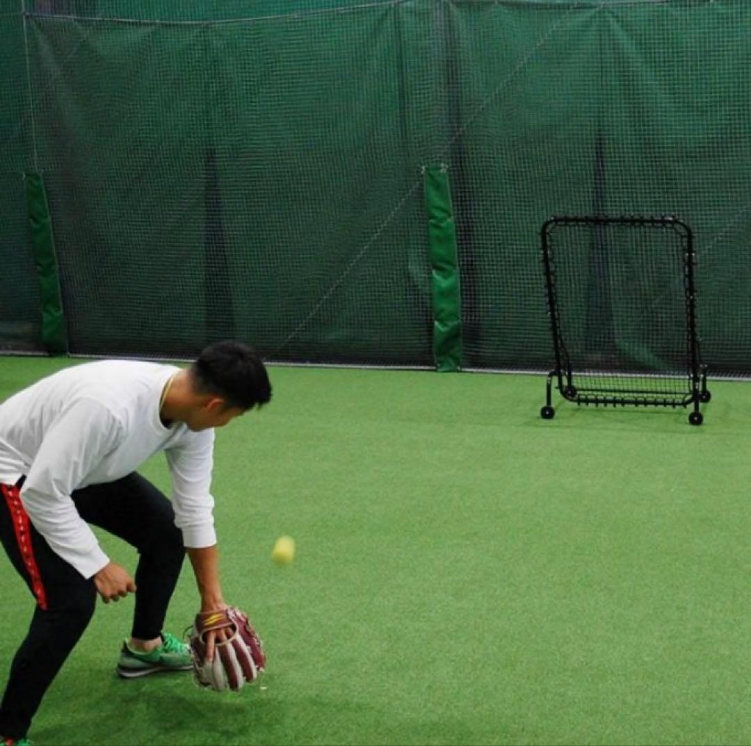 引き取りのみ　群馬県前橋市　移動式フィールディングネット　野球　壁当て