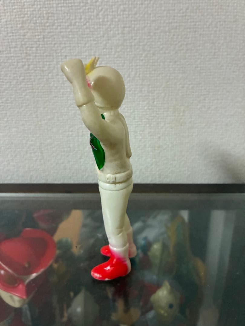 当時物、パチ無版権ソフビ 仮面ライダーX エックス