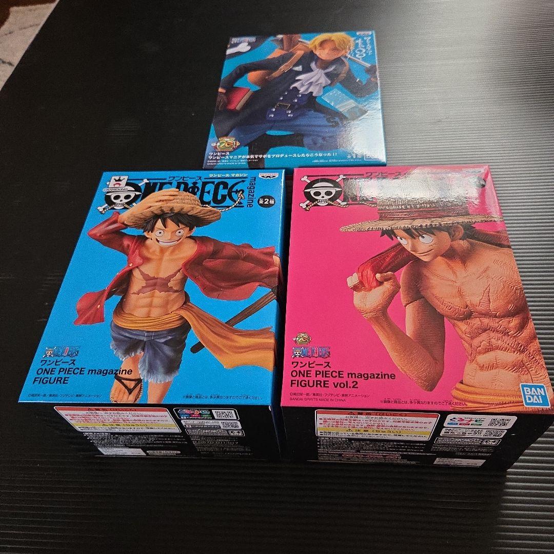 未開封❗ワンピースフィギュア　ルフィ SAB O 3点