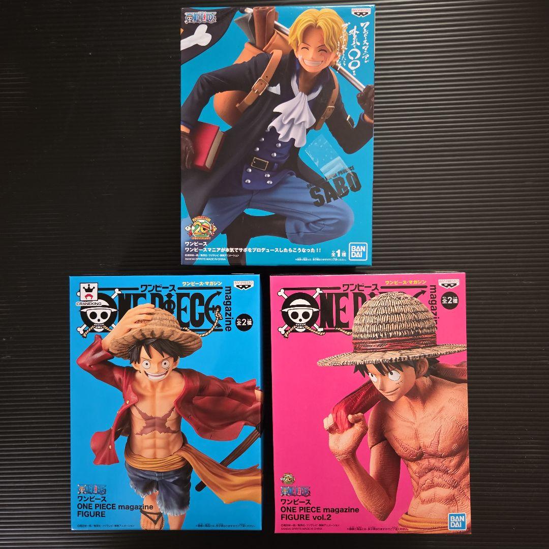 未開封❗ワンピースフィギュア　ルフィ SAB O 3点