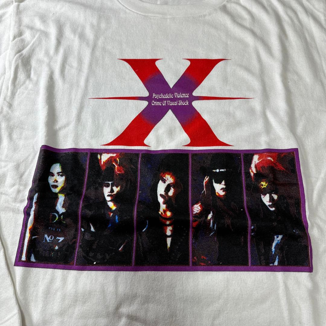 x japan 破滅に向かって ロングTシャツ