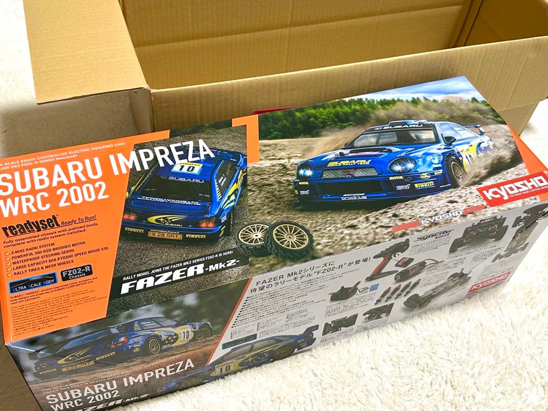 京商 インプレッサ WRC 2002 ラリー フェーザー Mk-2