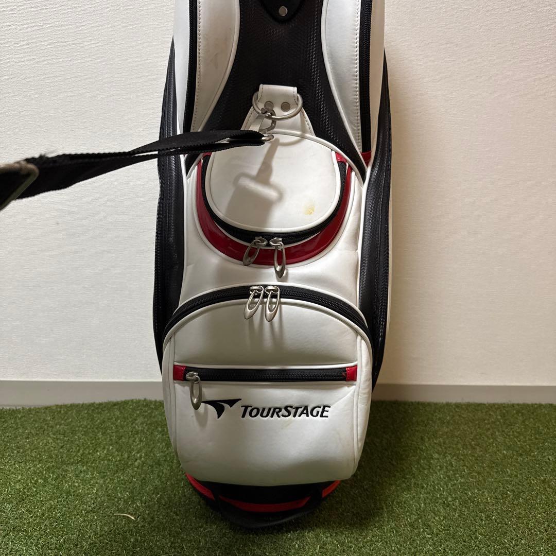 TOURSTAGE ツアーステージ キャディバッグ ホワイト