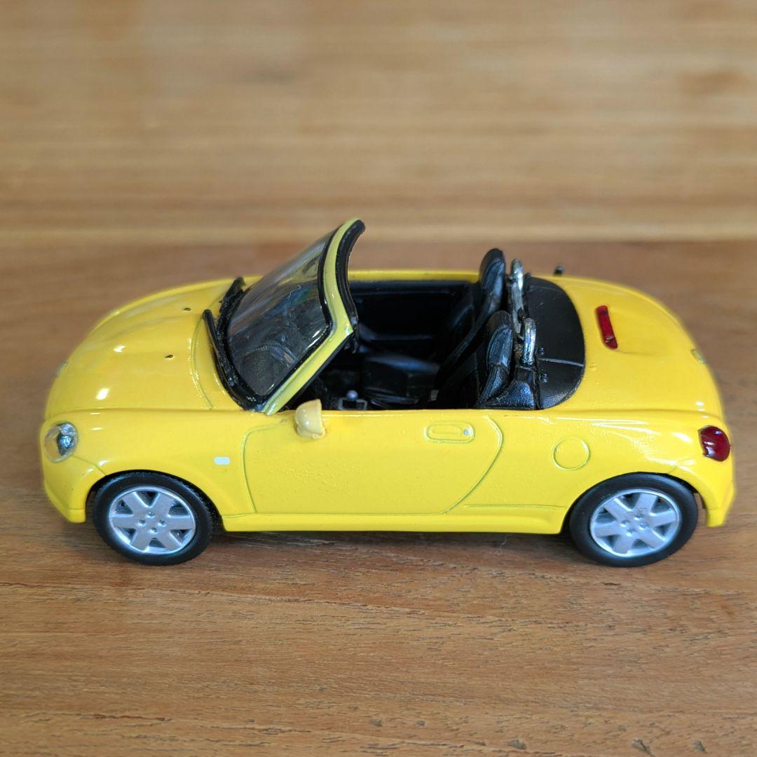 ダイハツ　初代　コペン　ミニカー　イエロー　2台セット　【1台難有り】