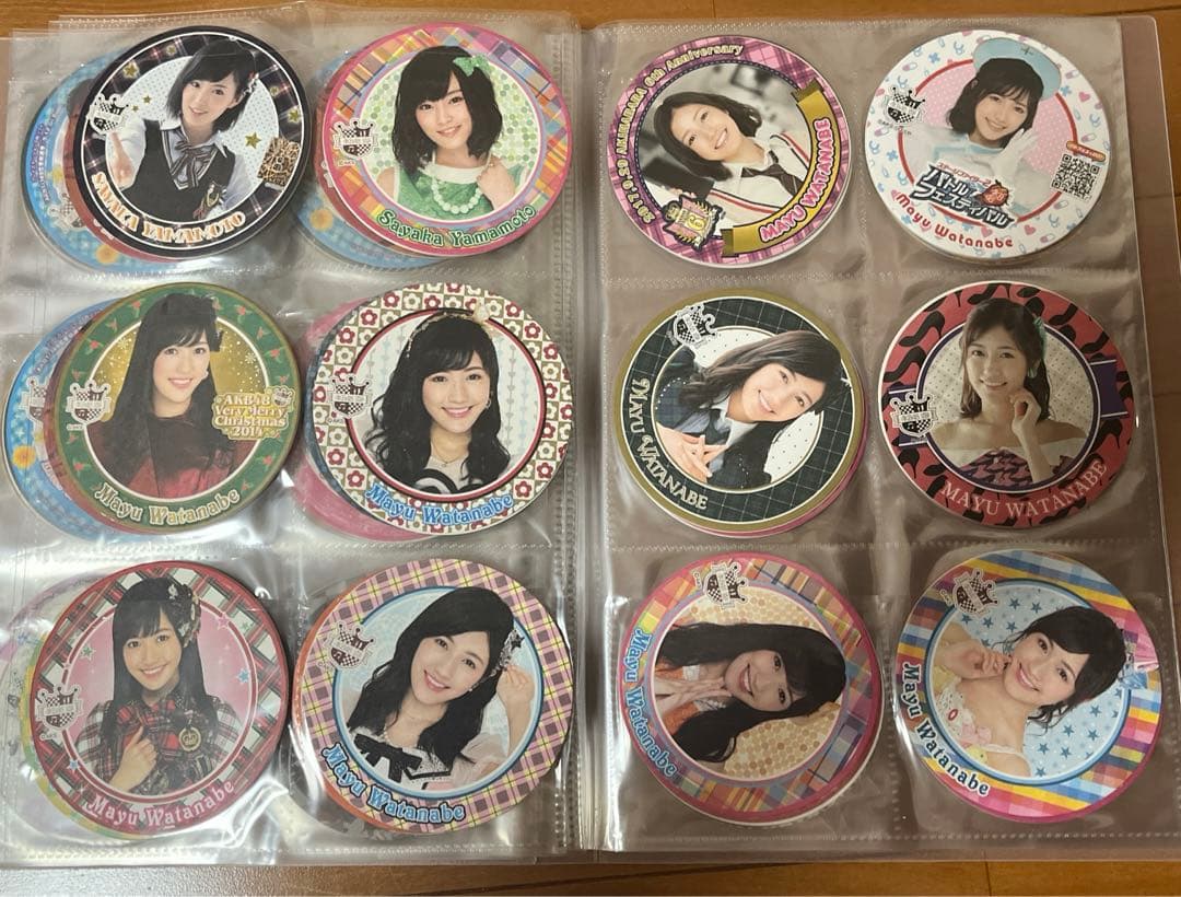 AKB48コースターまとめ 大島優子、渡辺麻友、山本彩、宮脇咲良等