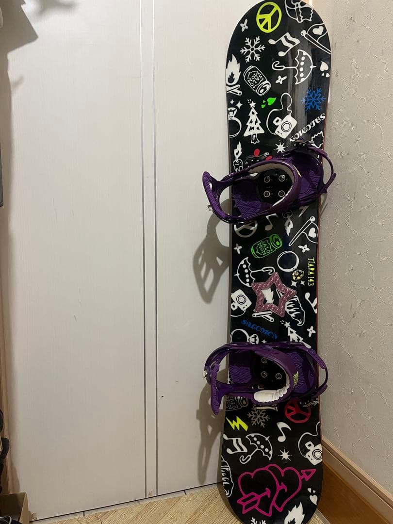 軽量！上手くなるボード！Salomon TIARA 143cm サロモンバイン