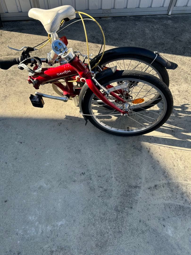 専属テッシー様　ダホンroute アルミ折りたたみレッド、ケース付き　整備済み