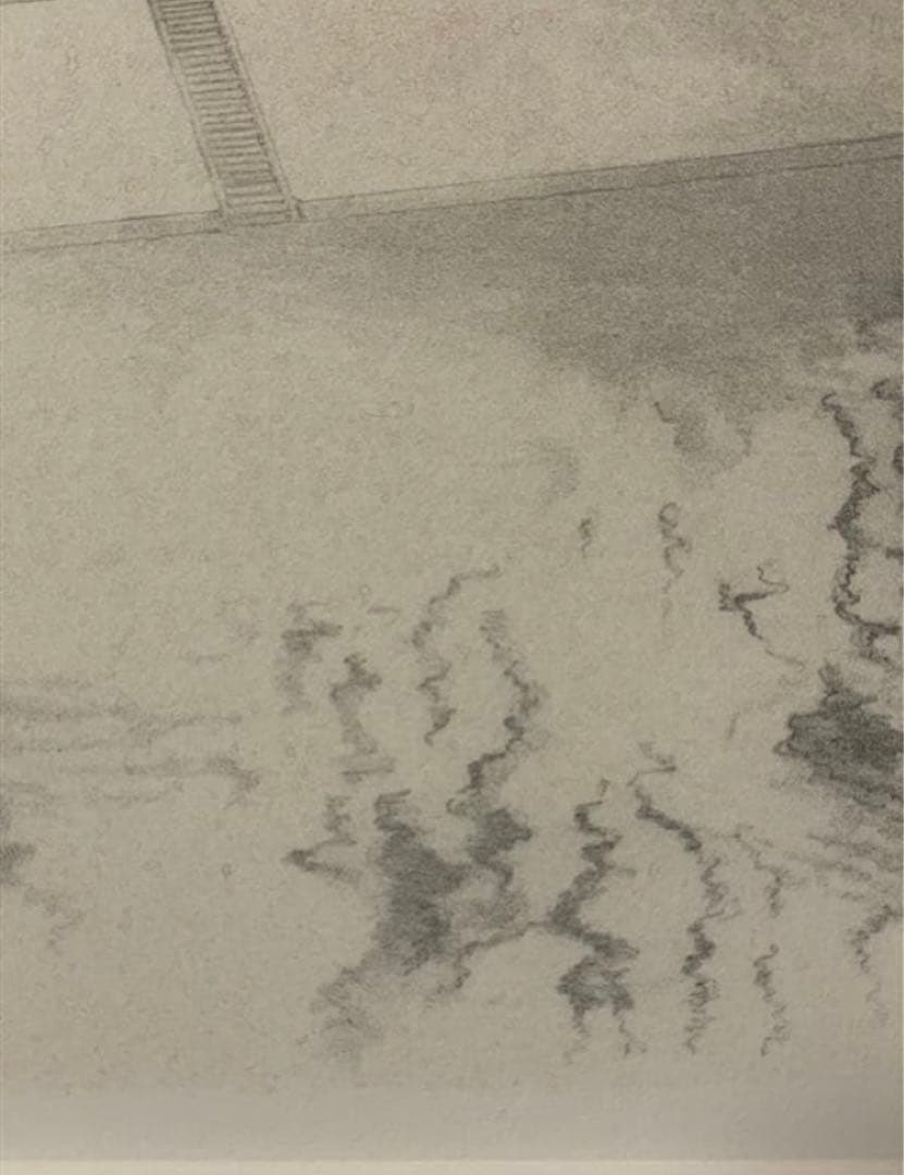 「真作」田渕俊夫「旅の窓からⅧ-Ⅵ橋」銅版画　53/80　1996年