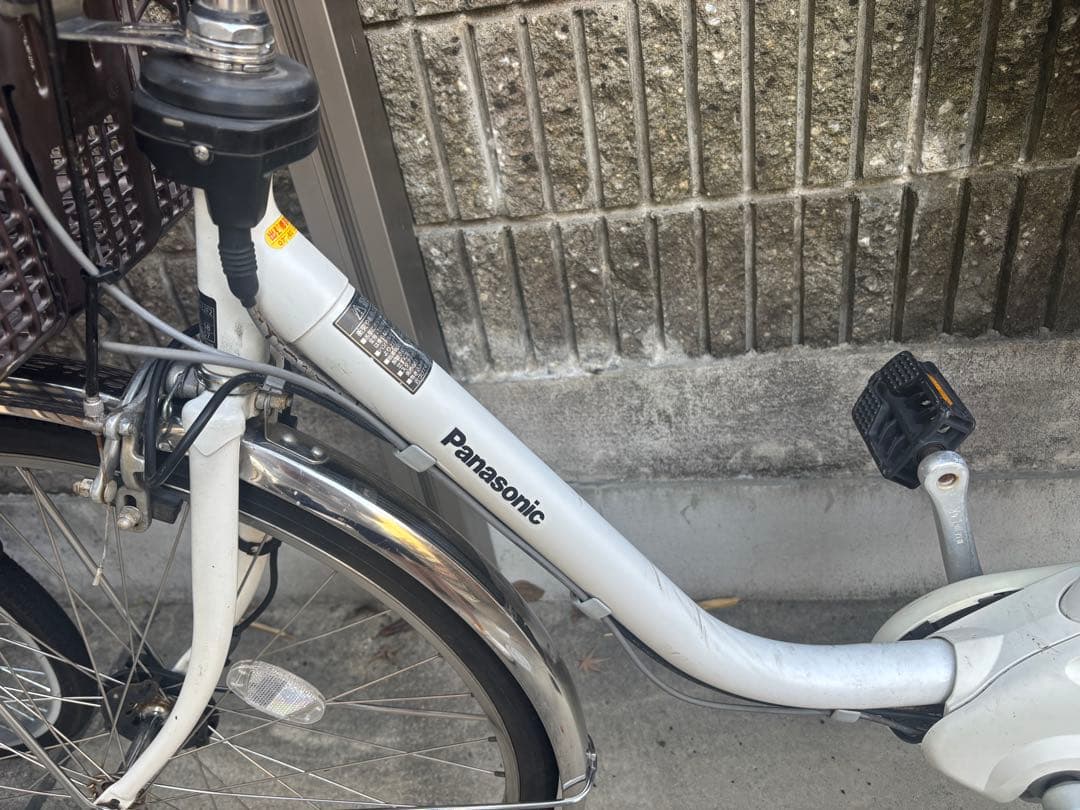 Panasonic電動自転車 ホワイト 26インチ