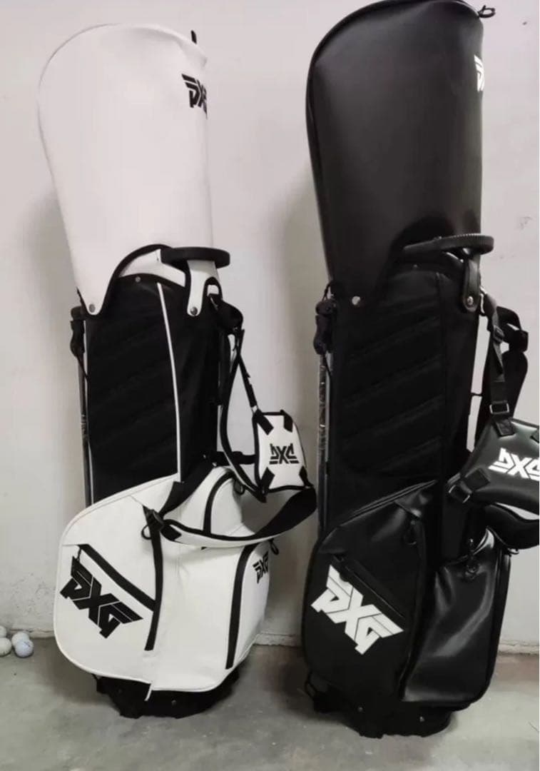 【即発送】PXG キャディバッグ ゴルフバッグ スタンド型 ホワイト 6分割