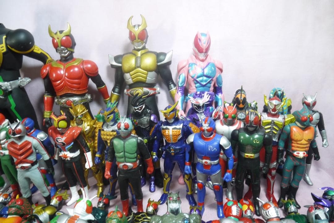 ライダーヒーローシリーズ　ビッグサイズソフビ　134体セット