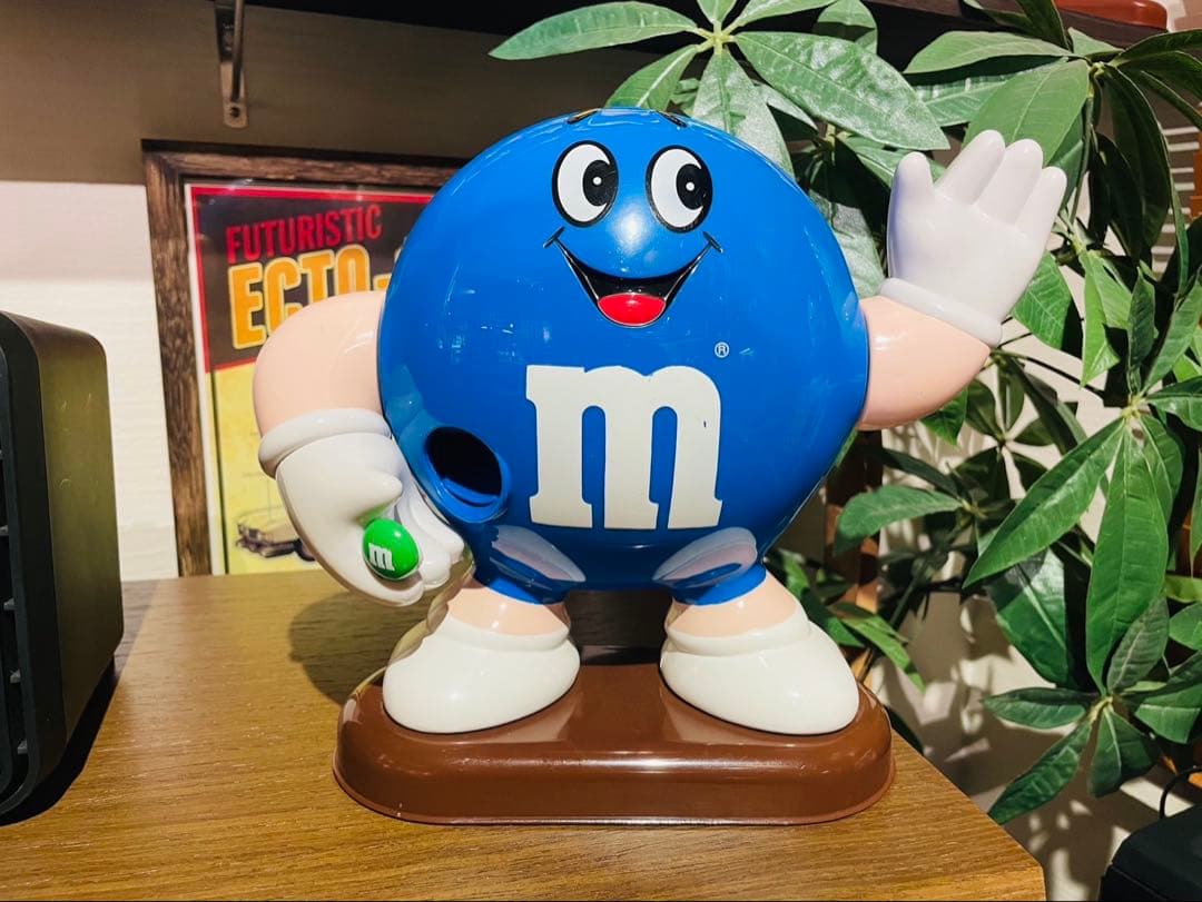 ★超激レア★ M&M's エムアンドエムズ ディスペンサー 青